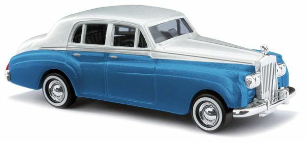 Busch 44422 HO scale Rolls Royce zweifarbig, Blaumetallic
