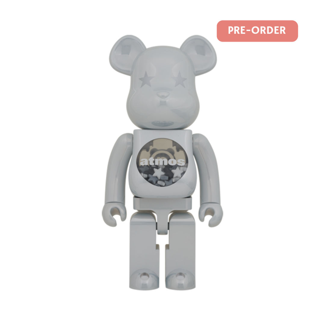 BE@RBRICK atmos WHITE CHROME Ver. 1000％