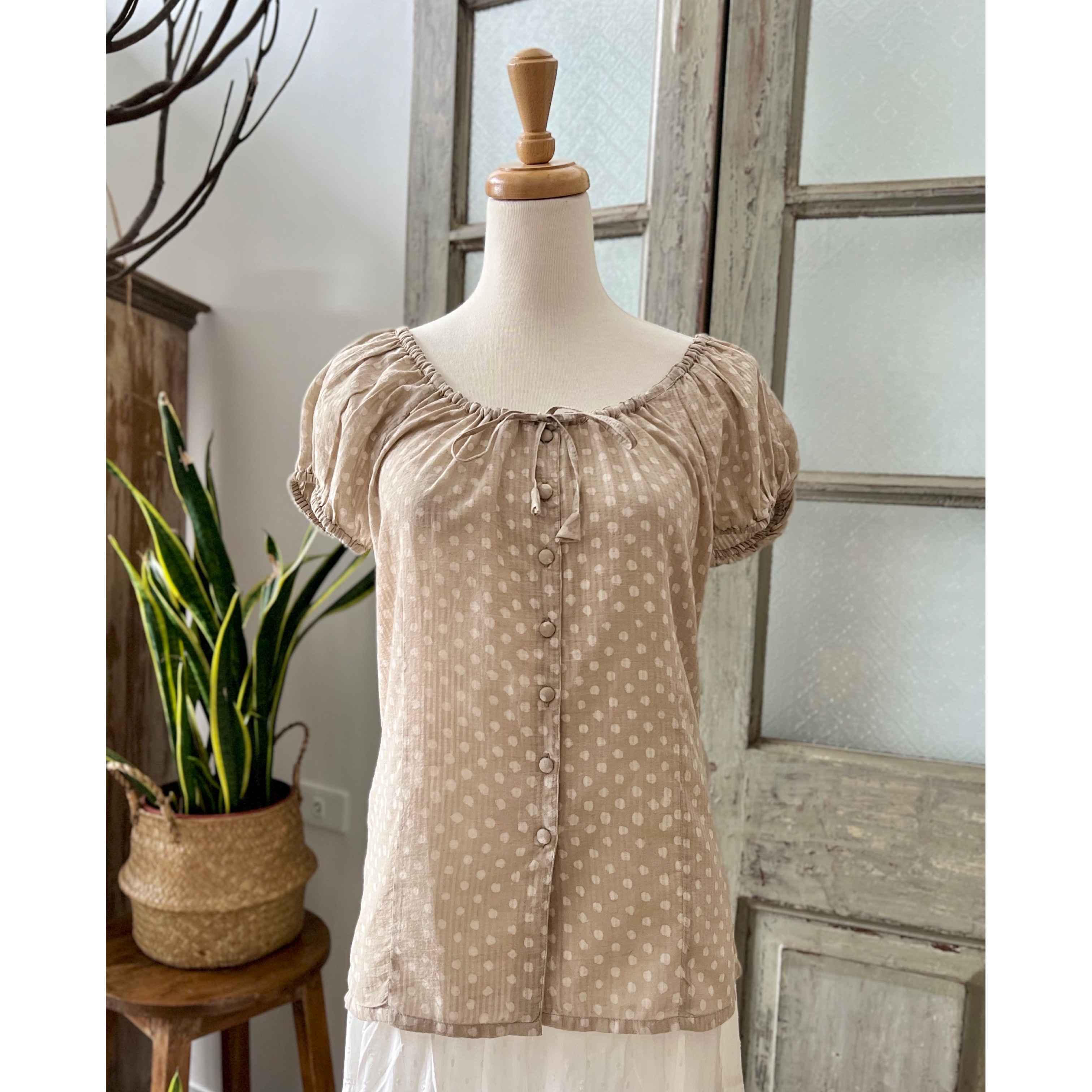 Kasis Dot 法式復古上衣
