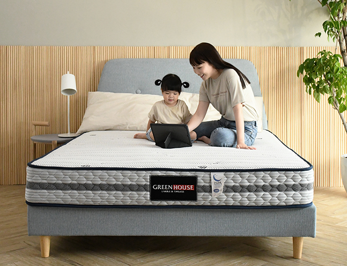 【台中床墊】GREEN HOUSE獨家專利！北歐人體工學床墊