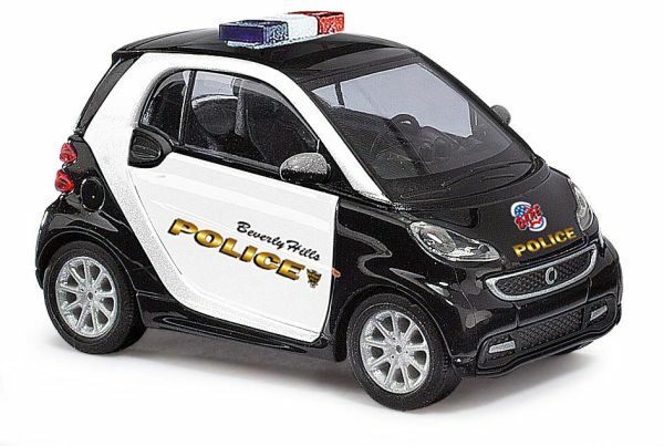 Busch 46223 HO scale Smart Fortwo 2012, Beverly Hills Police