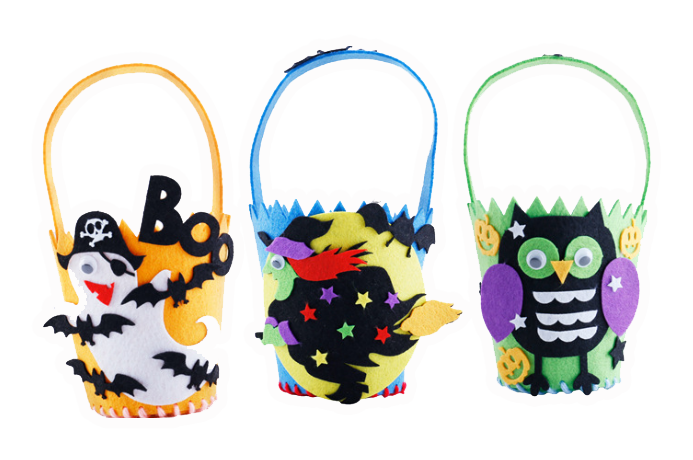 萬聖節diy卡通糖果袋材料包 MW1653