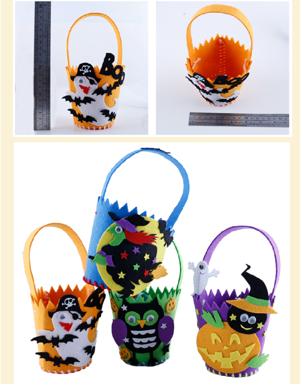 萬聖節diy卡通糖果袋材料包 MW1653