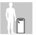 Ideal  2503C  2x15mm 粒狀中型碎紙機 每次碎11 張 75公升, 34吋高 (德國製造)