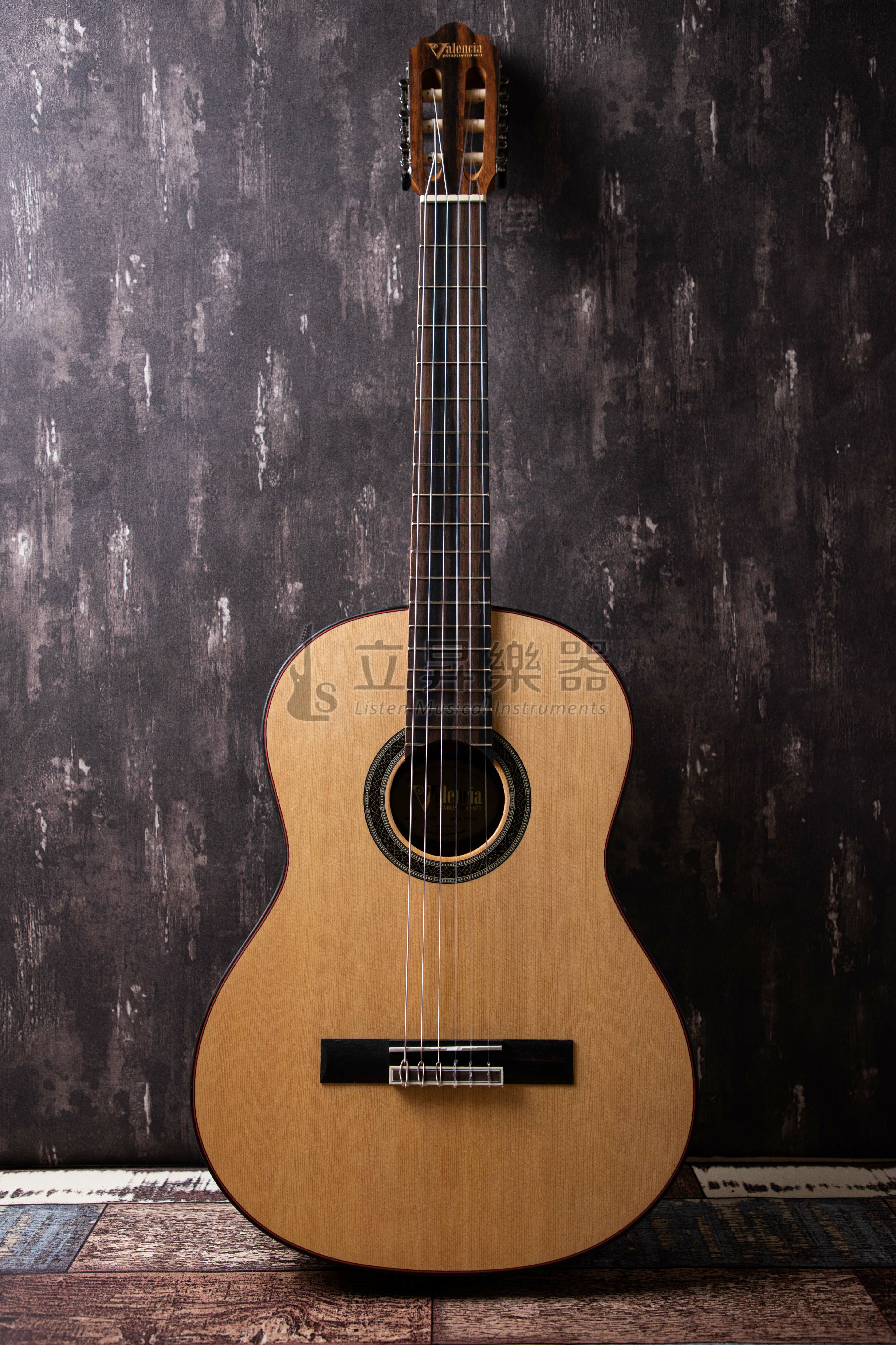 Valencia VC704  39吋 Sitka 雲杉單板 古典吉他 桃花心木側背板 烏木指板