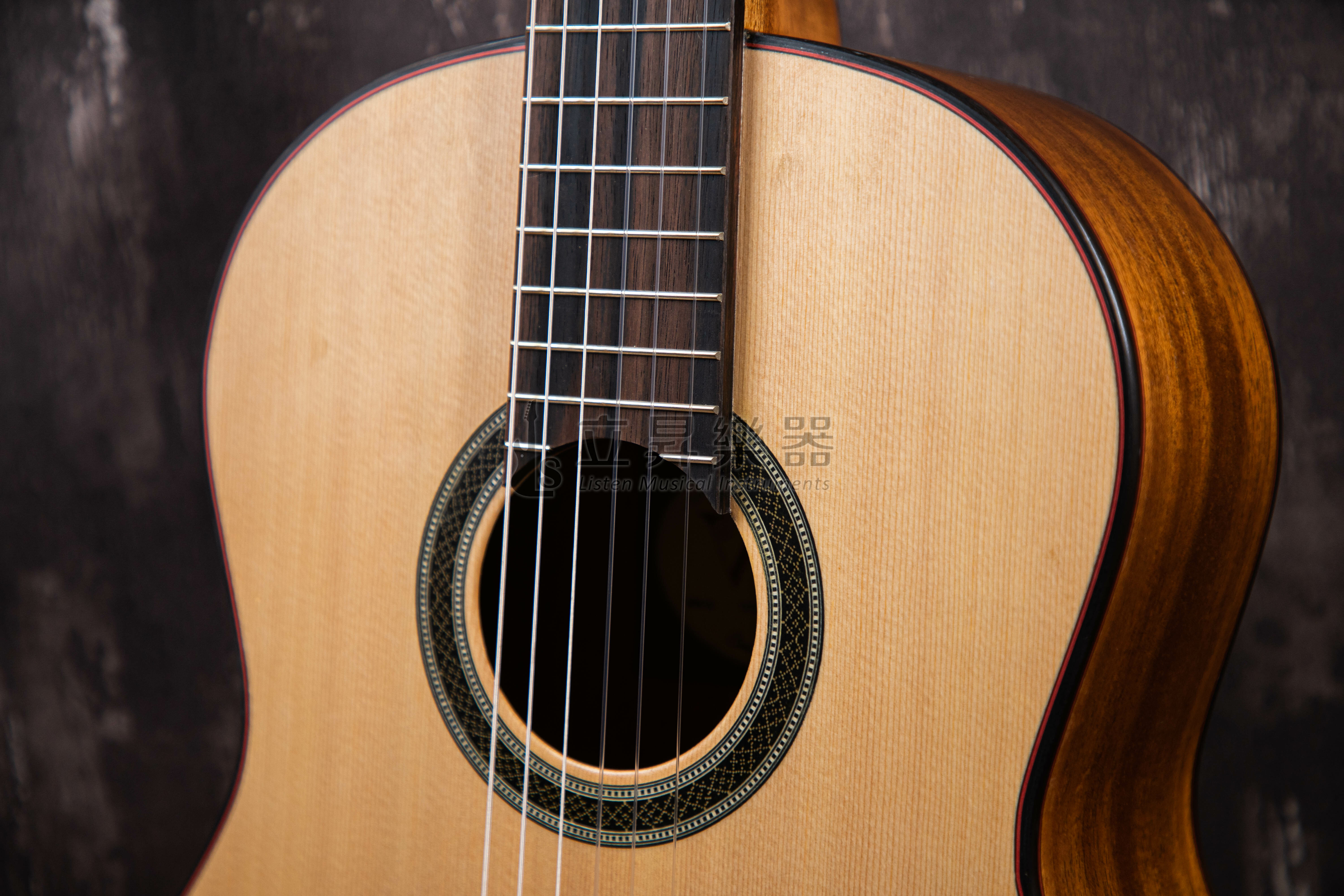 Valencia VC704 39吋 Sitka 雲杉單板 古典吉他 桃花心木側背板 烏木指板 第 4 張圖片｜三峽吉他 / Bass