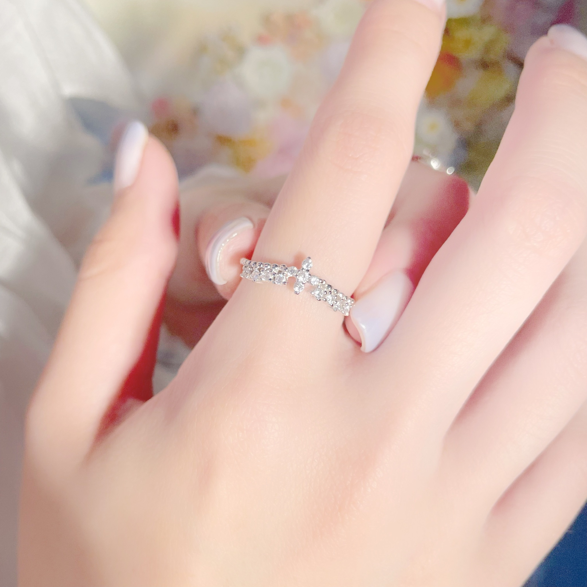 | 925純銀・ 白金 | 小感恩戒指  | RI0432 |