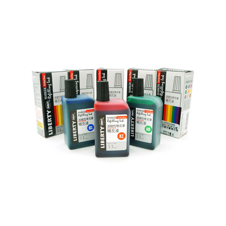 【利百代】909-33R 酒精性嘜克筆補充液