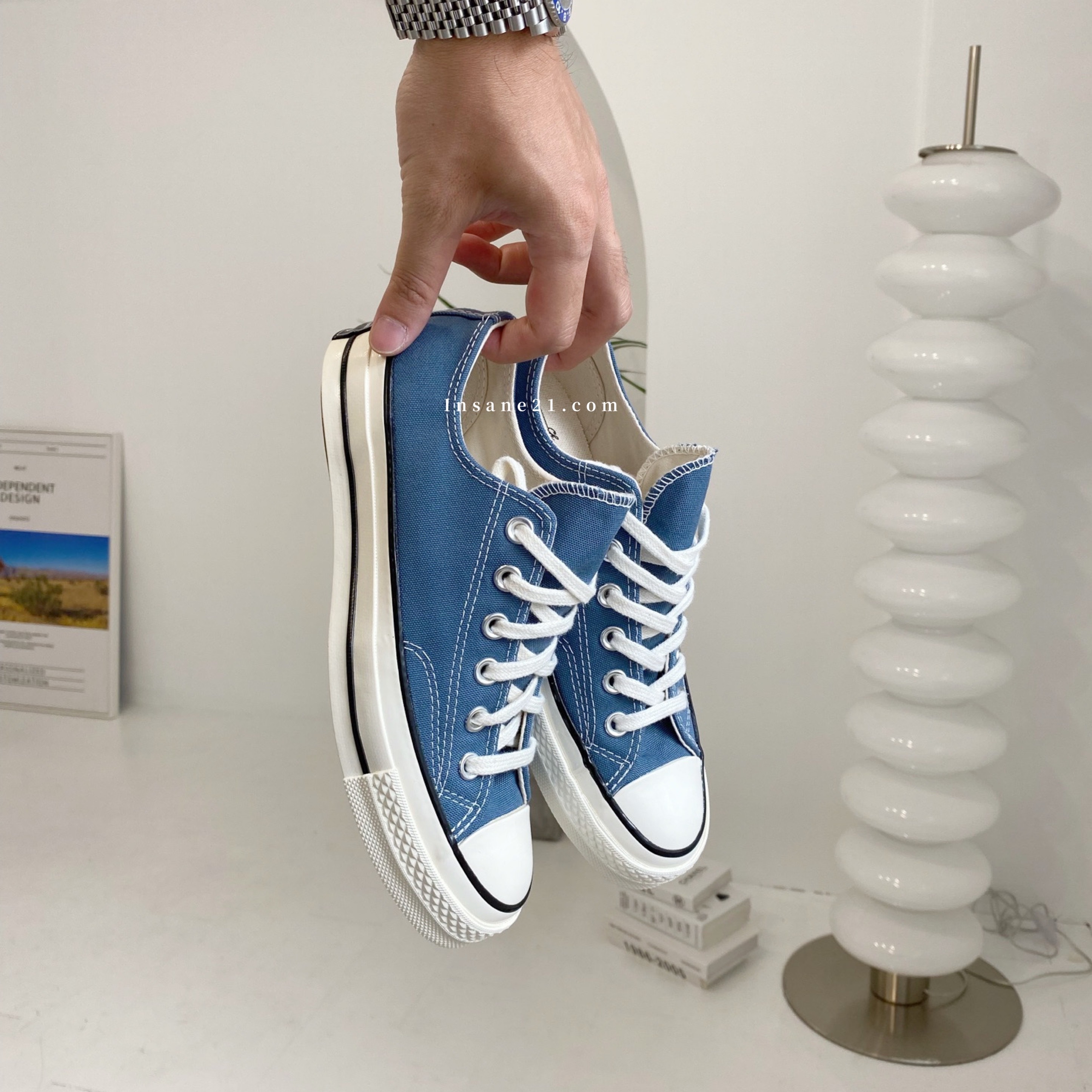 CONVERSE 匡威 1970 70 牛仔藍 藍 基本款 低筒 情侶款 A00755C