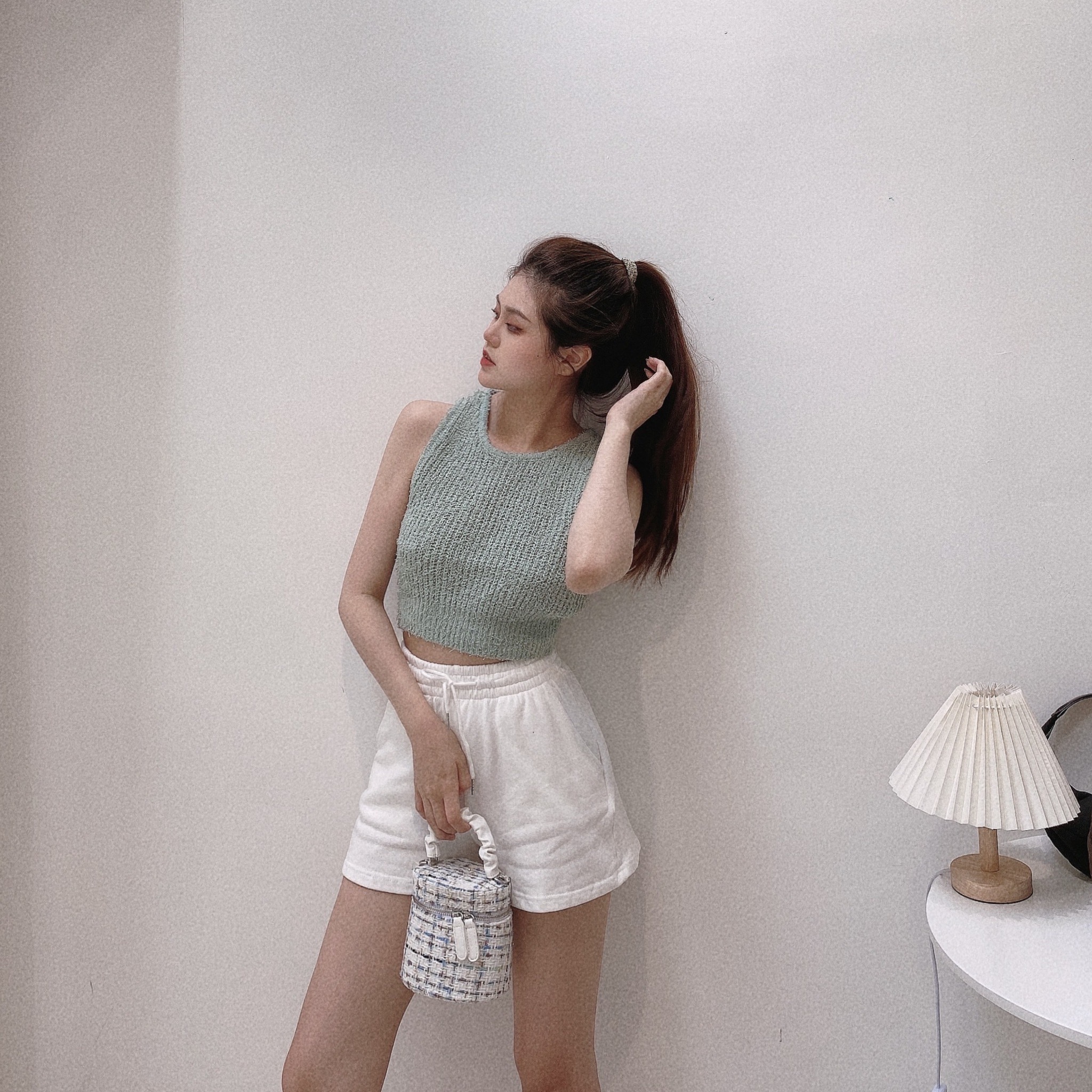 棉花糖Q毛針織短版背心/四色【C02281801】