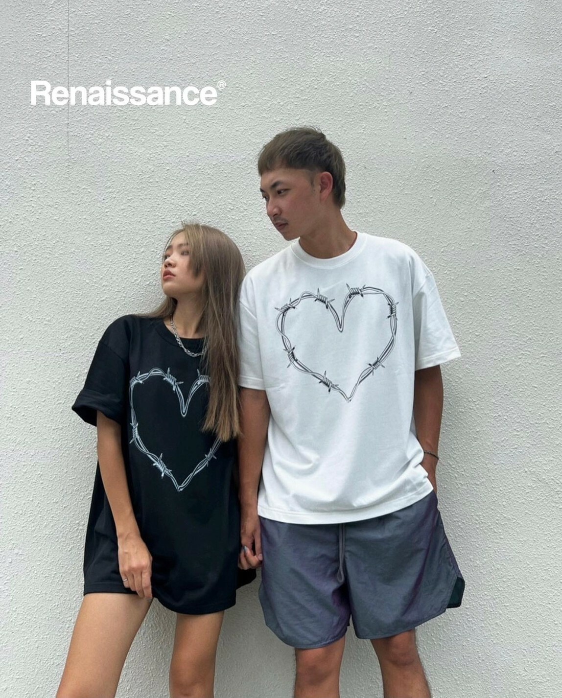 RENAISSANCE 情人節限定 鐵絲 愛心 標語短袖T “  WIRE LOVE TEE “
