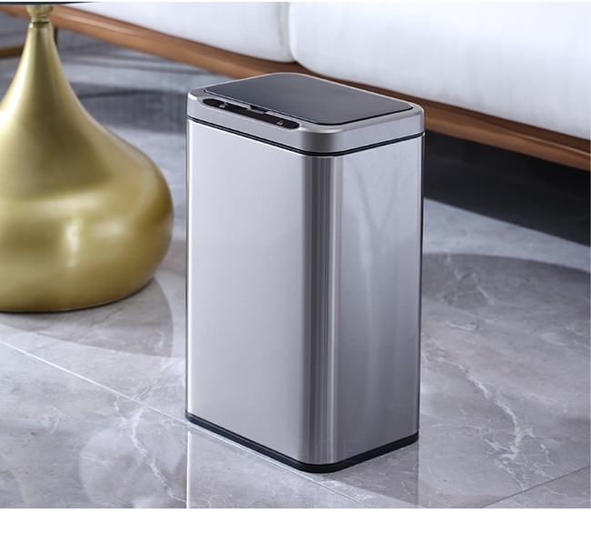 【美國ELPHECO】不鏽鋼臭氧自動除臭感應垃圾桶ELPH9613