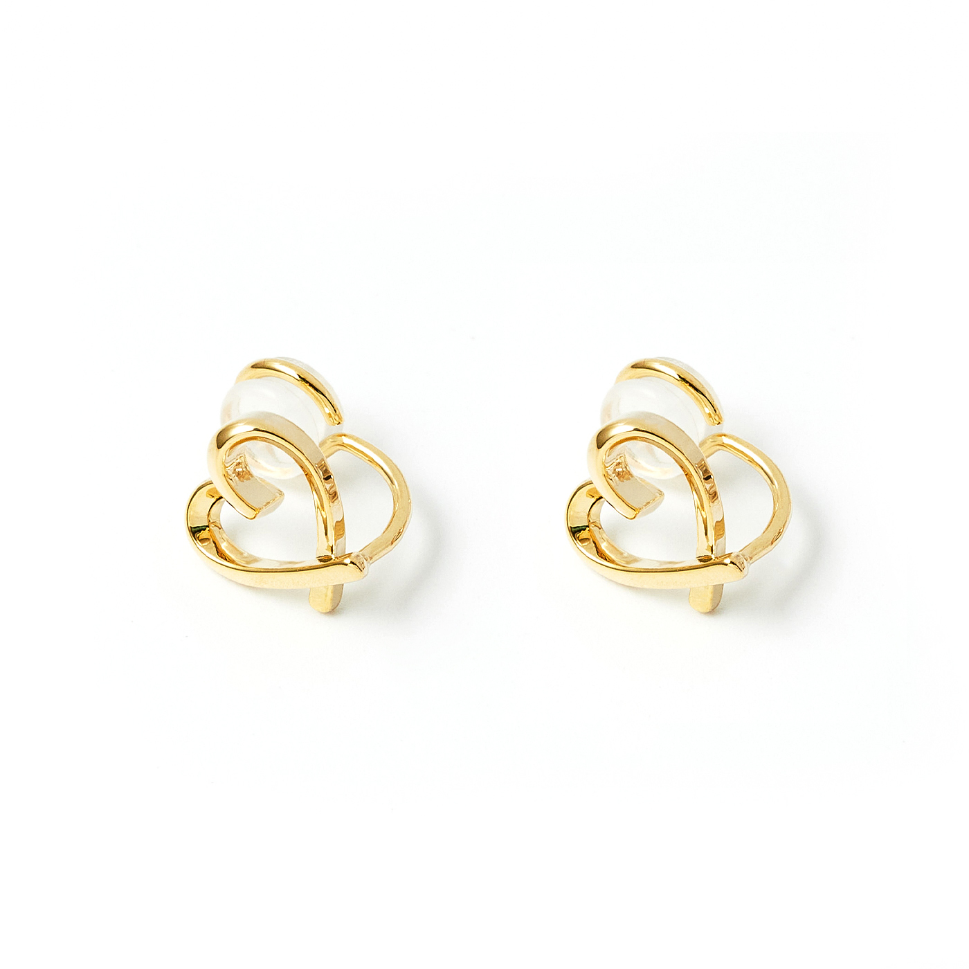 愛心,耳扣,耳夾,夾式耳環,平價