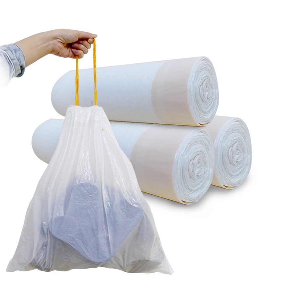 【美國ELPHECO】拉繩束口垃圾袋15L ELPH101(60張)