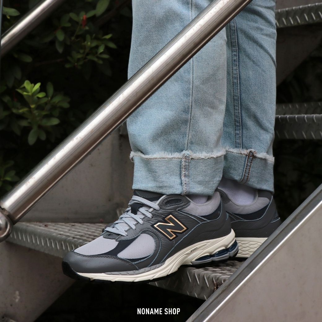 NEW BALANCE NB 2002 韓版 復古 皮革 奶油底 老爹鞋 慢跑鞋 大象灰 M2002RHP