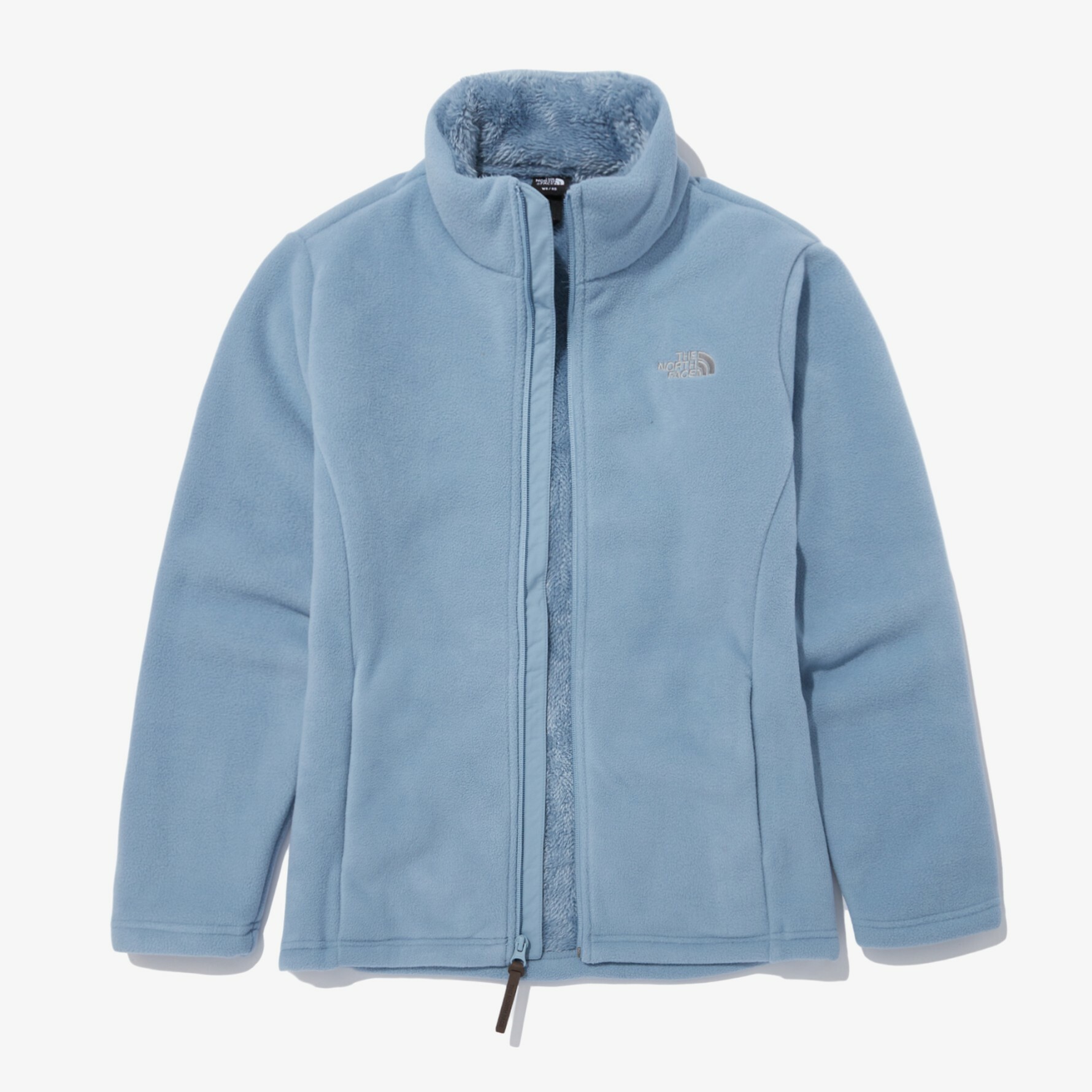 THE NORTH FACE FURRY FLEECE 羊毛 立領 長袖 外套 藍 NJ4FN60E