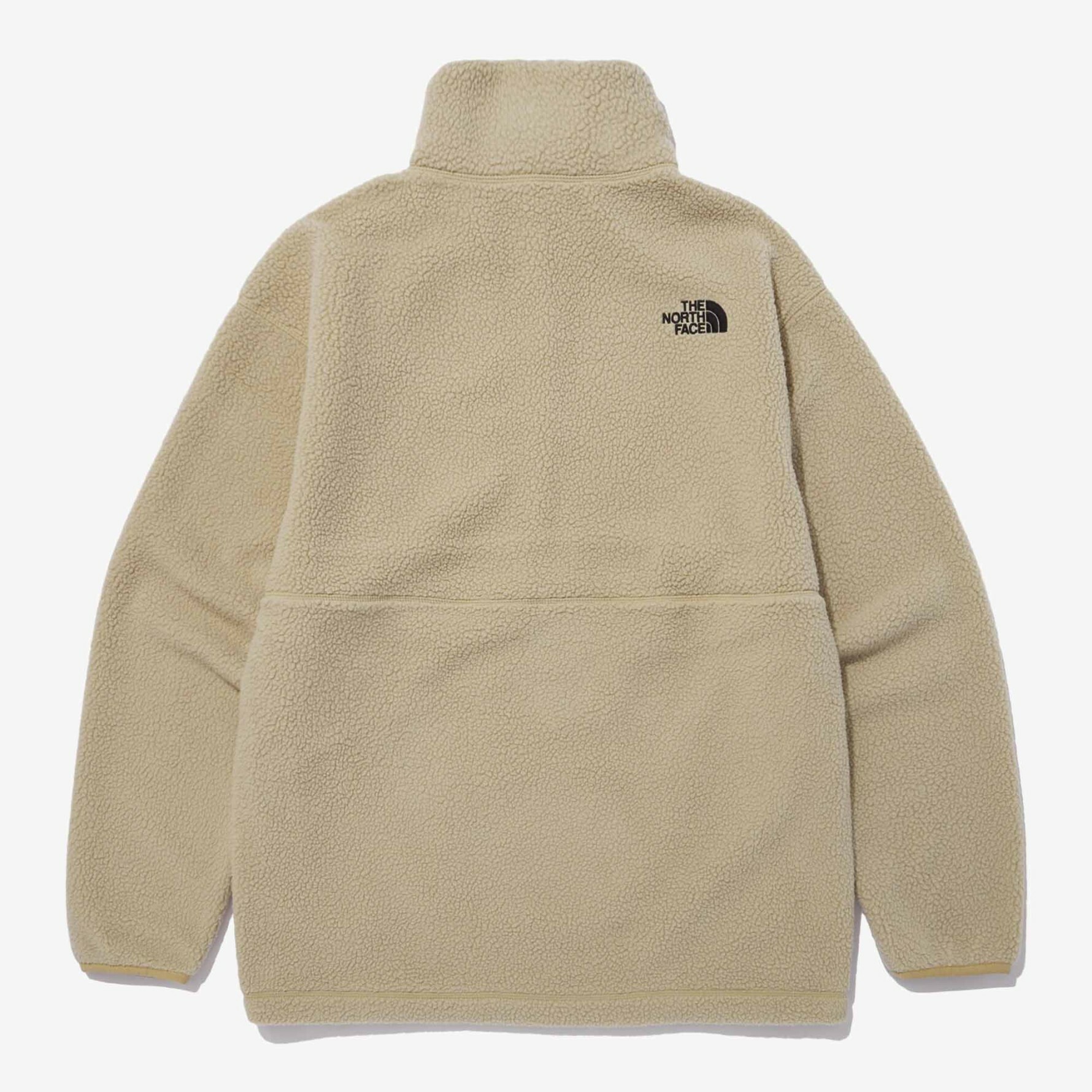 THE NORTH FACE 白標 COMFY FLEECE ANORAK 毛絨 衝鋒衣 米 NA4FN50J