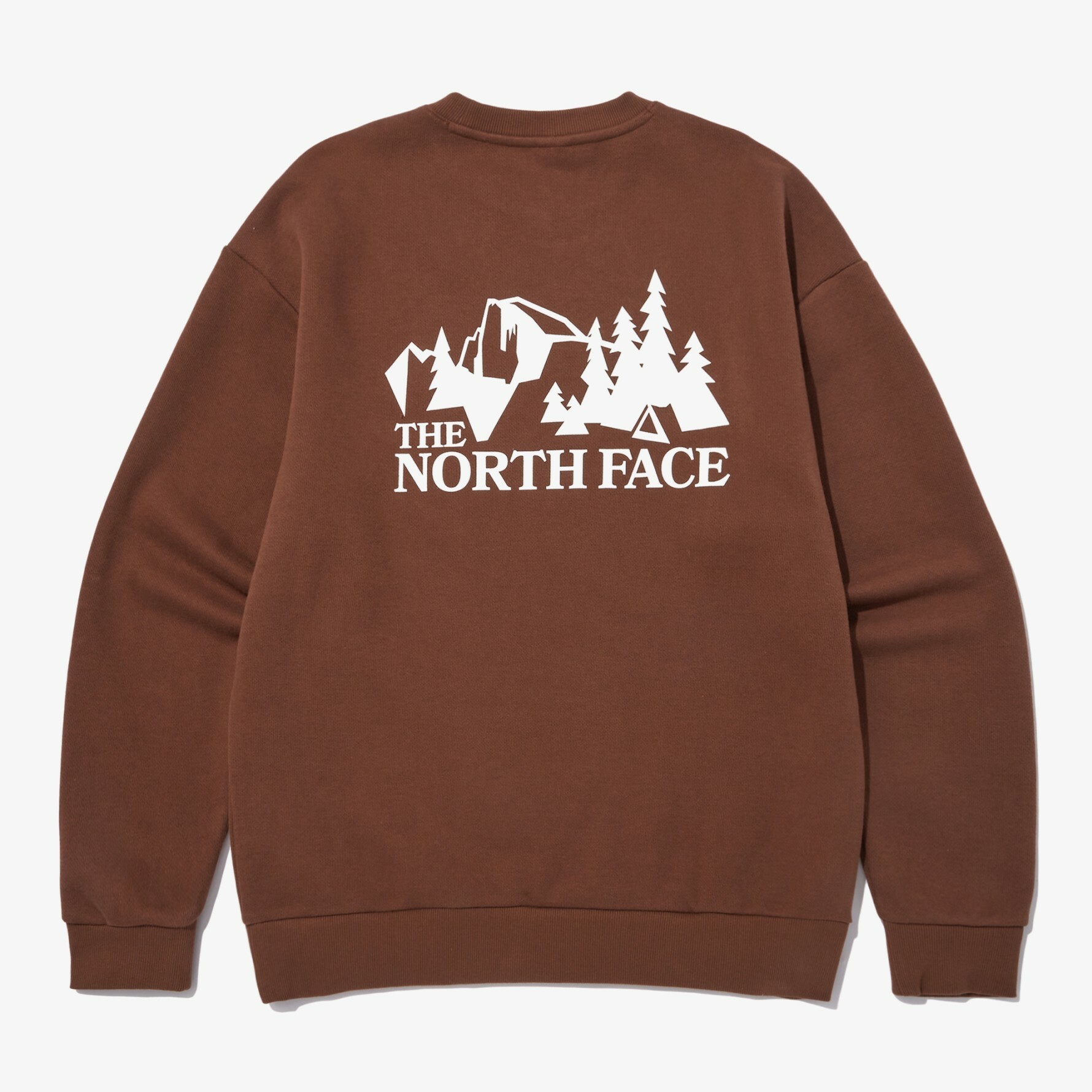 THE NORTH FACE VERSATILE 山峰 長袖 衛衣 大學T 巧克力色 NM5MN53D