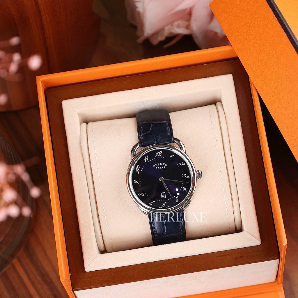 H經典款Arceau系列40mm藍色手錶