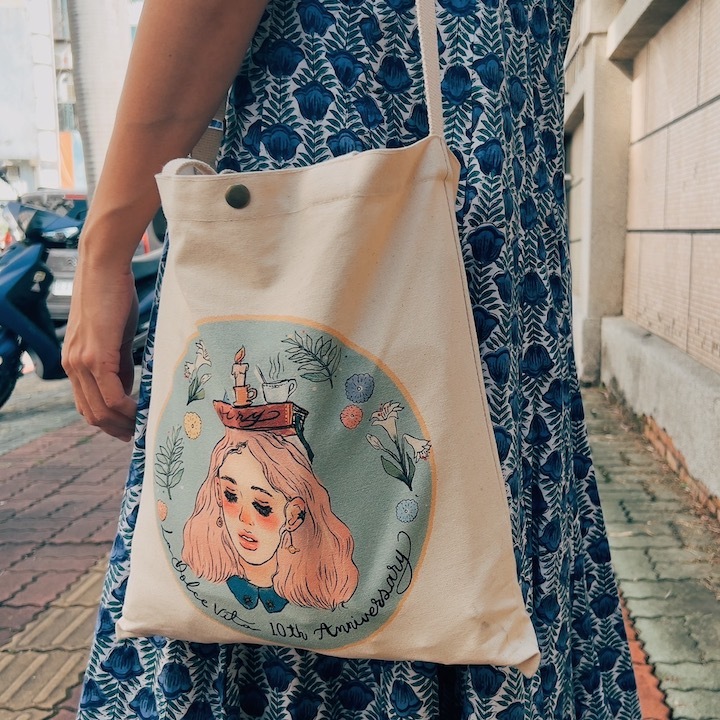 十週年雙背帆布袋 雙背帆布袋|甜蜜生活