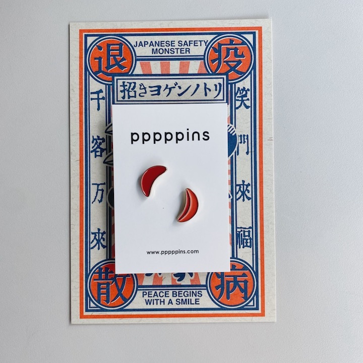 擲筊 琺瑯別針 胸章｜pppppins