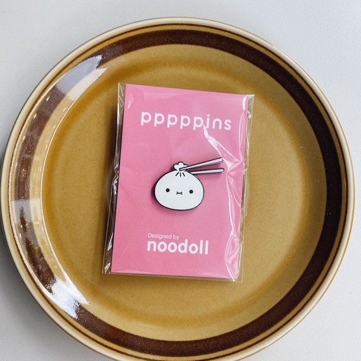 夾小籠包 琺瑯別針 胸章｜pppppins