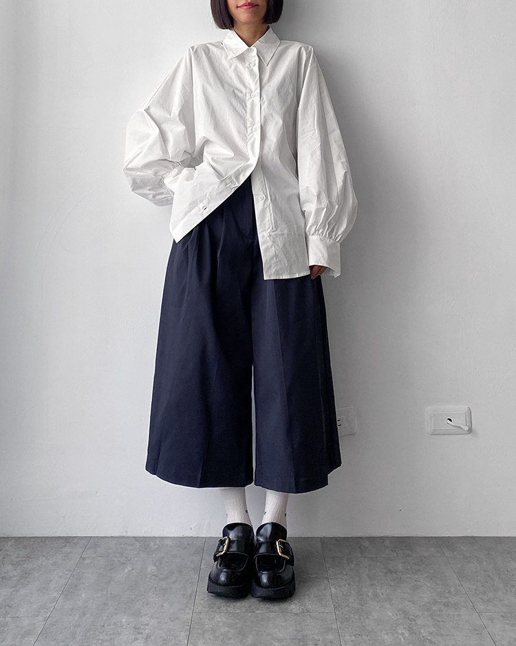 MFT-2142 澎袖輪廓襯衫