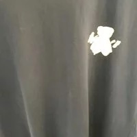 [S] AQO BEAR PAINTING T-SHIRT, BLACK, AQ22BMTS01BK [FINAL SALE] (SMW58)