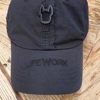 [S] LIFEWORK SMALL LOGO CAP, BLACK, LW225CP23140 (SLW124)