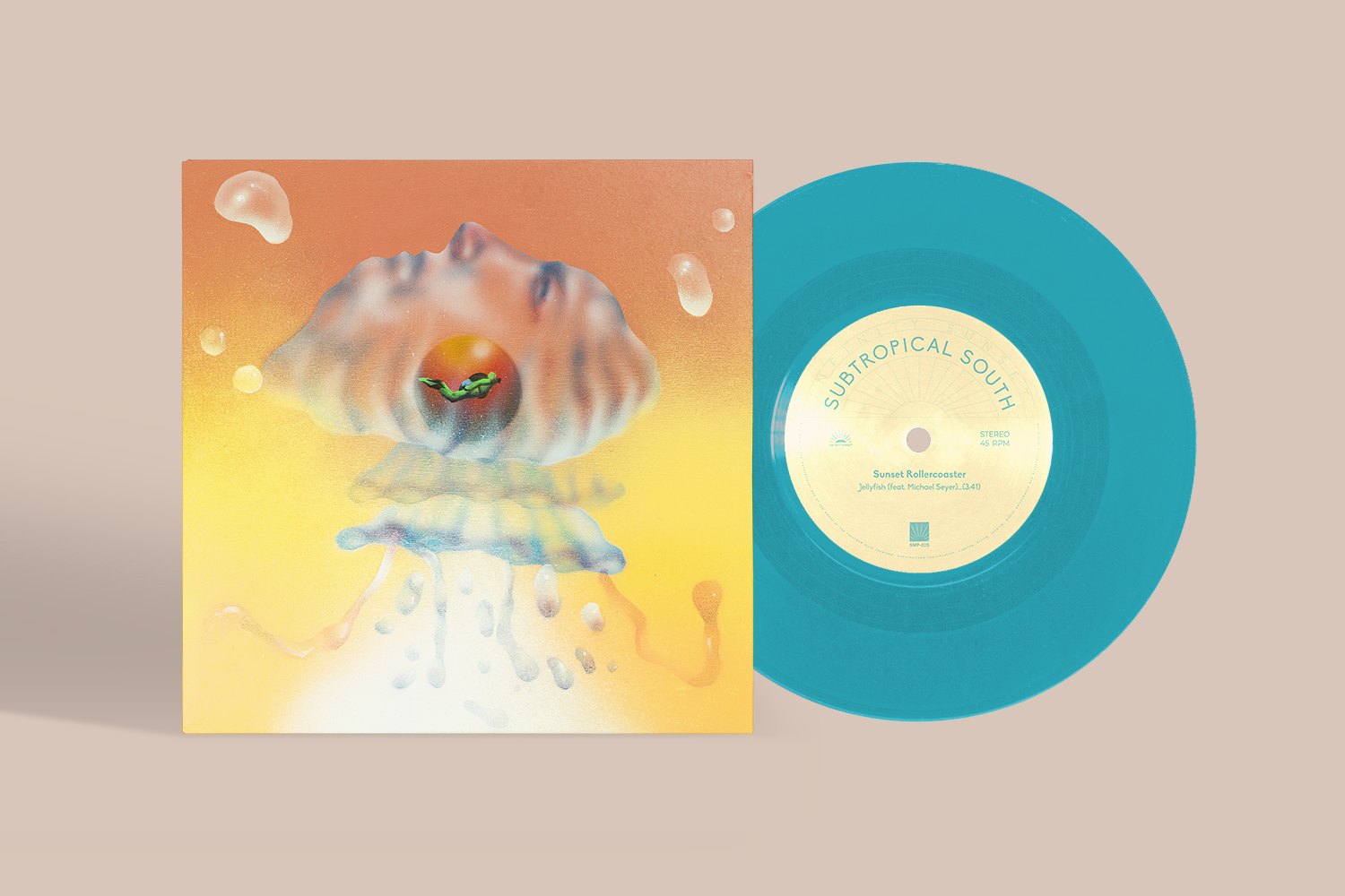 <2022 夕陽無限好聽 INFINITY SUNSET> 7吋彩膠之3 - 亞熱帶的南方 Subtropical South：落日飛車 Sunset Rollercoaster + Michael Seyer