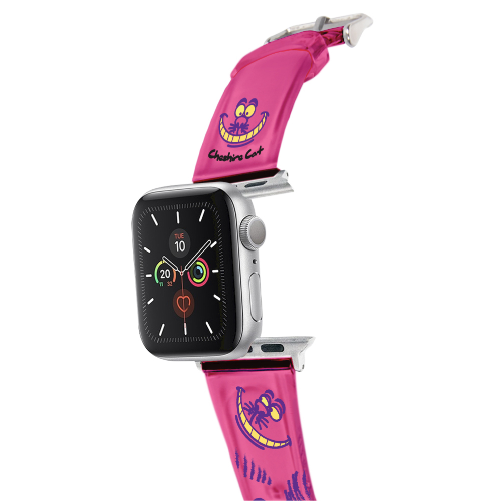 迪士尼 Disney-Apple Watch錶帶-PVC系列-大頭妙妙貓 The Cheshire Cat