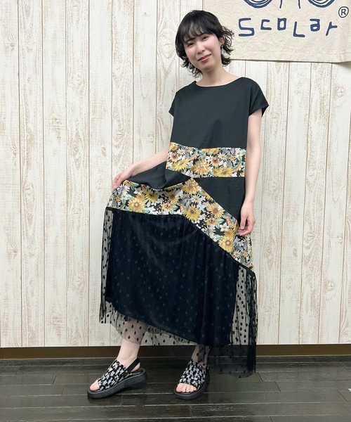 【人氣品牌】Scolar 向日葵 連身裙