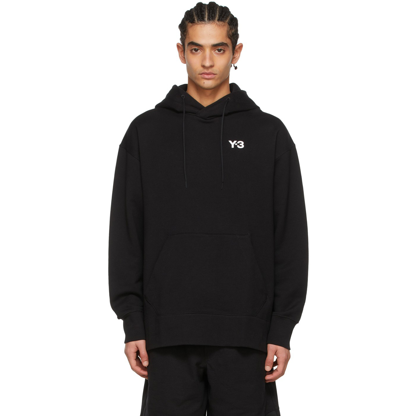 【 Y-3 U CH1 FZ LOGO HD 頂級帽TEE - 黑 】