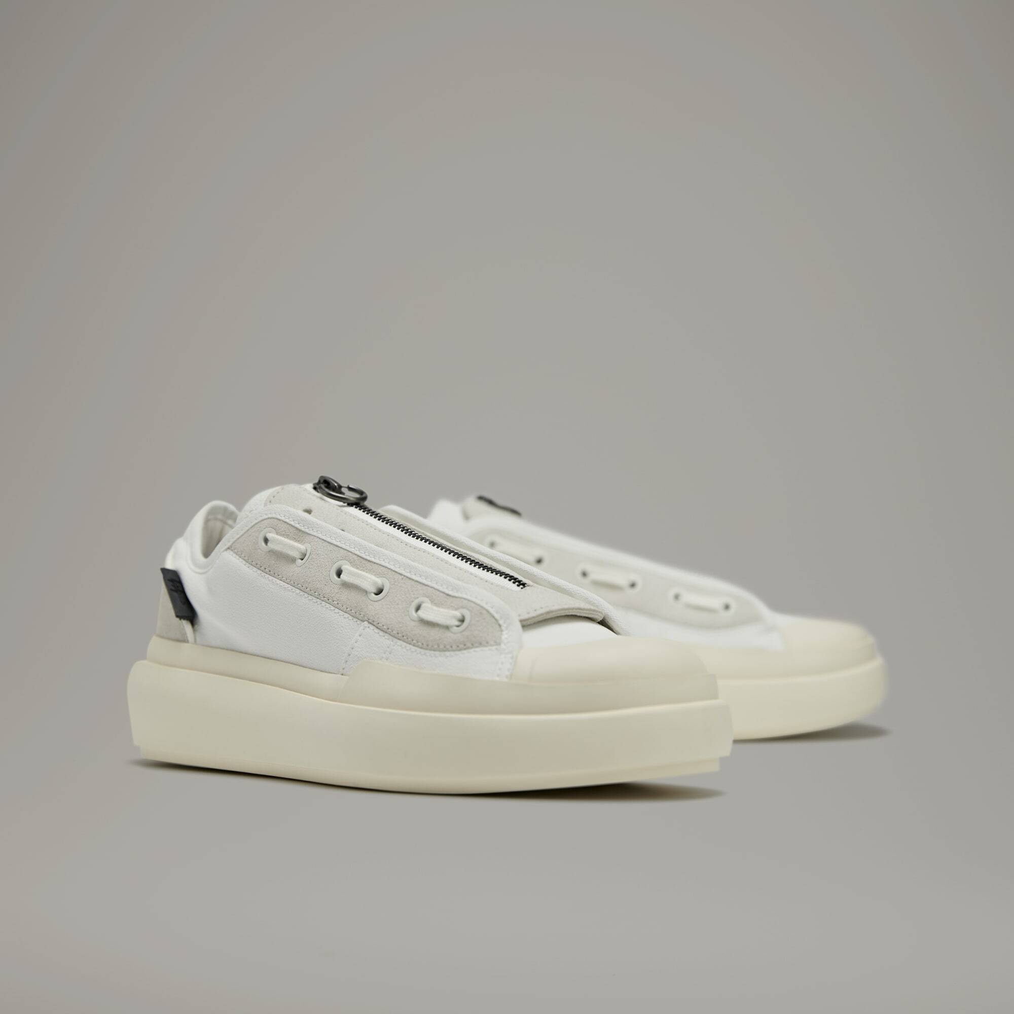 【 Y-3 AJATU COURT LOW 頂級鞋款 - 白灰 】