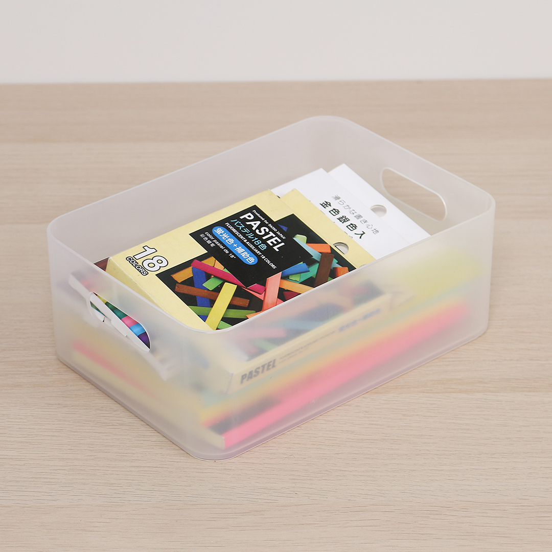 DAISO可堆疊收納盒/15.2x21.5x8.3cm