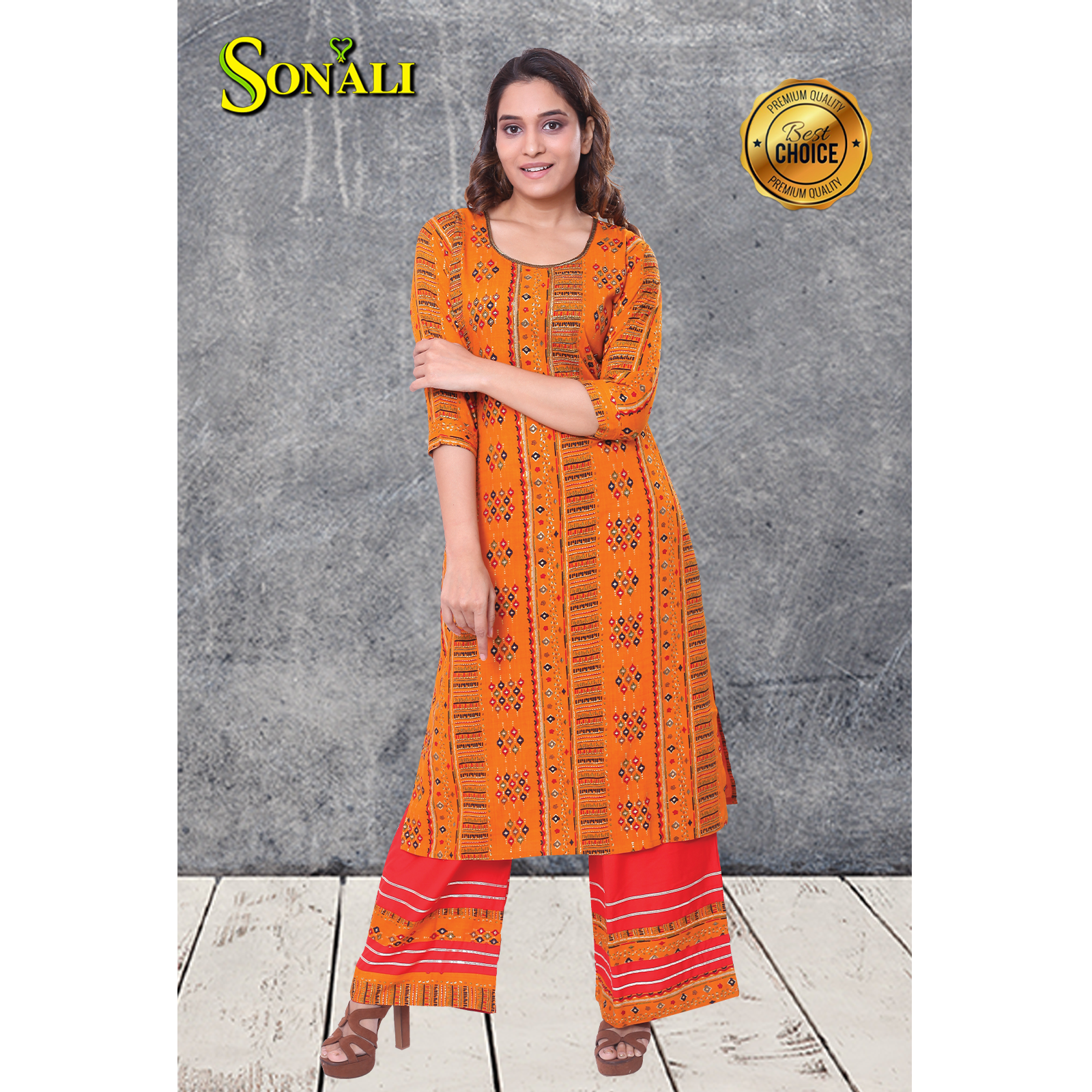 Sonali Premier Quality Family Collections Men Shirt Kurtis Women Kids Wear Kemeja Labuh Baju Sedondon Kemeja Lelaki Q1544/Q1545/Q1546