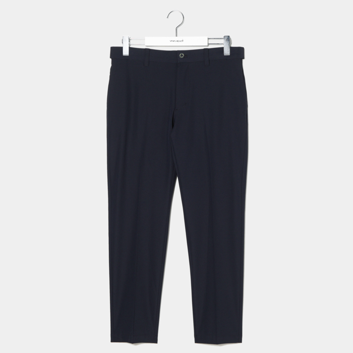 男士 魔術腰彈力合身長褲