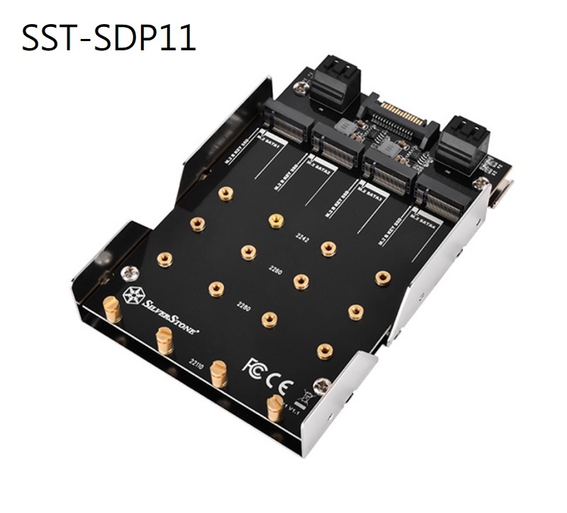 米特3C數位–SilverStone 銀欣 SST-SDP11/SST-SDP12 硬碟轉接架