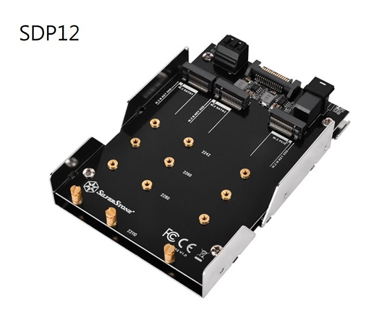 米特3C數位–SilverStone 銀欣 SST-SDP11/SST-SDP12 硬碟轉接架
