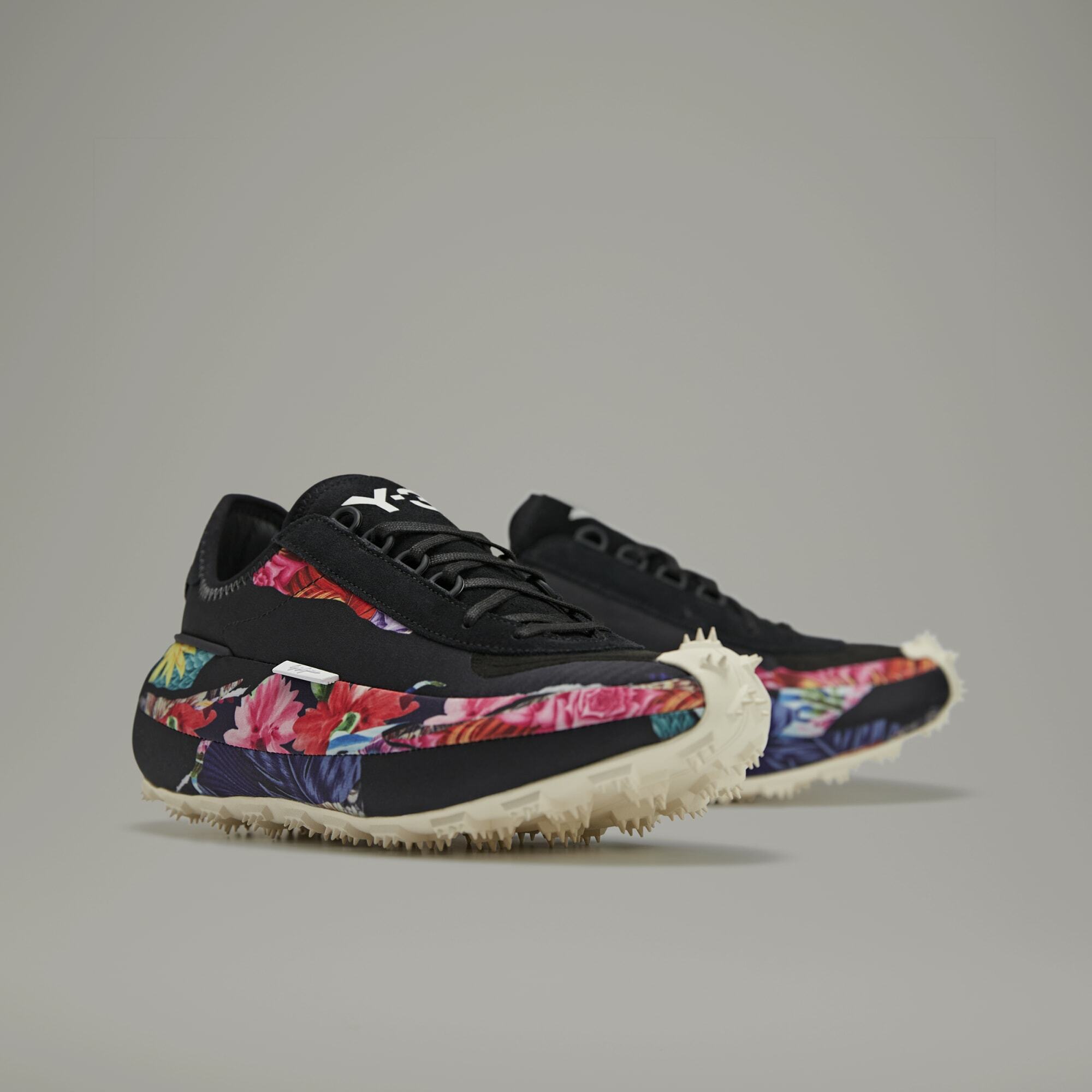 【 Y-3 MAKURA 頂級鞋款 - 黑花 】