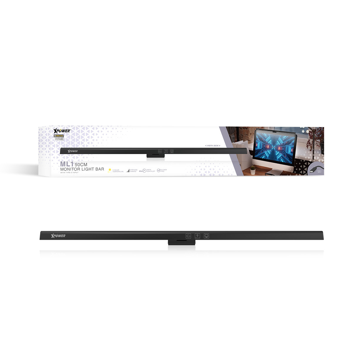 XPower ML1 50cm TYPE-C LED螢幕燈條