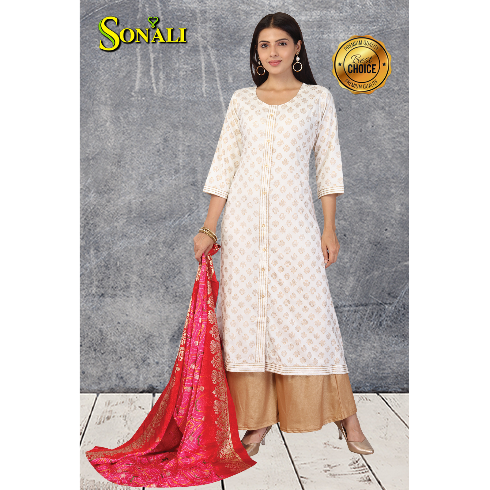Sonali Premier Quality Family Collections Men Shirt Kurtis Women Kids Wear Kemeja Labuh Baju Sedondon Kemeja Lelaki Q1668/Q1669/Q1670