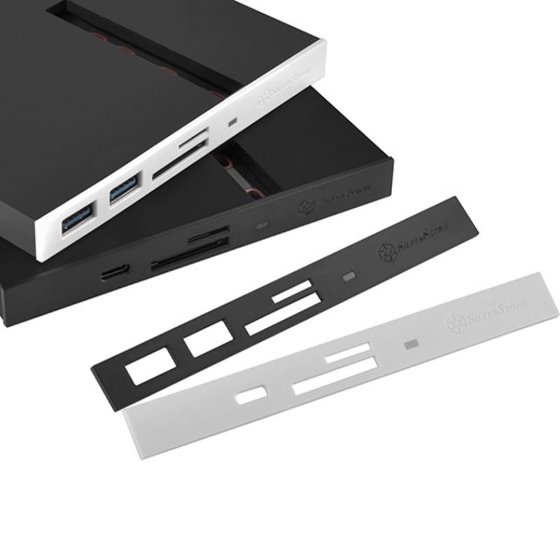 米特3C數位–SilverStone 銀欣 FPS01 多功能擴充前置面板/黑/白