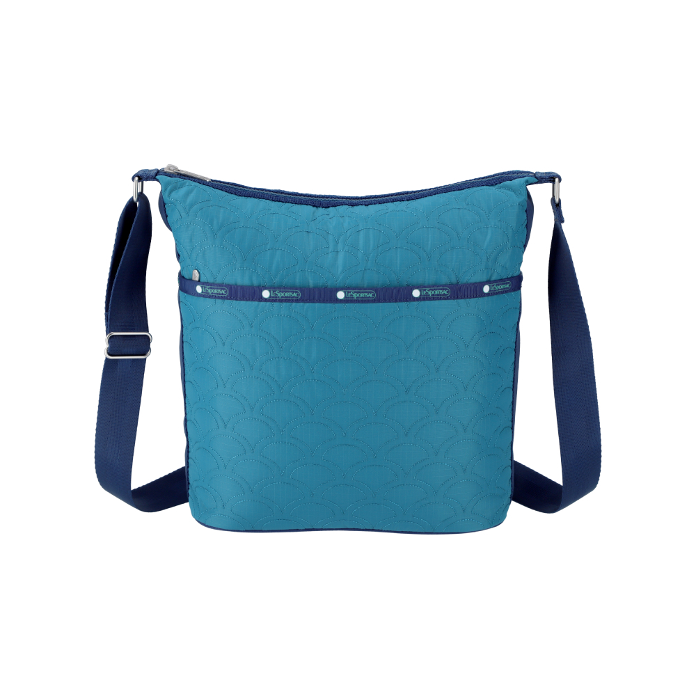 LeSportsac - AEC ZIP BUCKET BAG 方形側背包 - 浮雲瓦藍