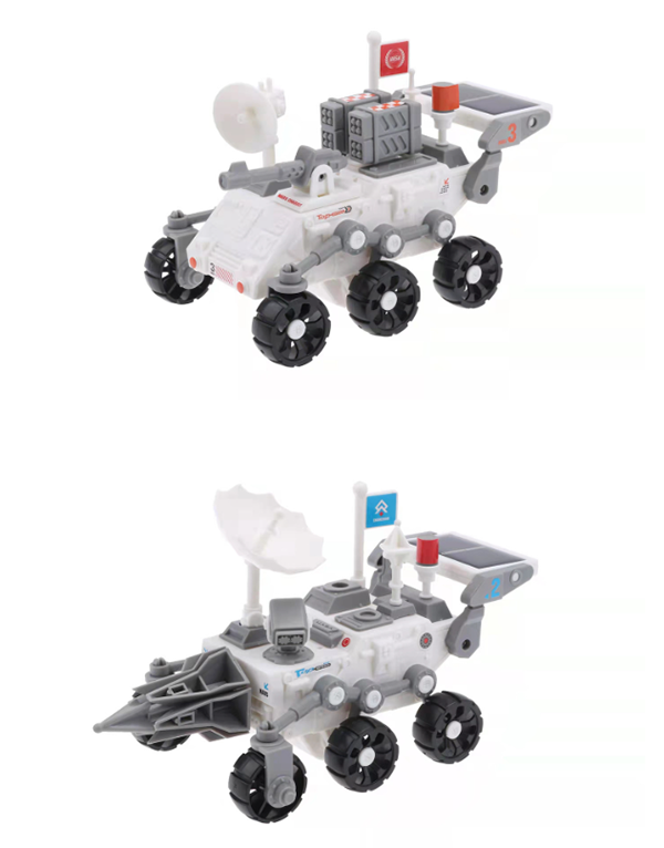 STEM三合一自裝太陽能太空DIY玩具車 2067