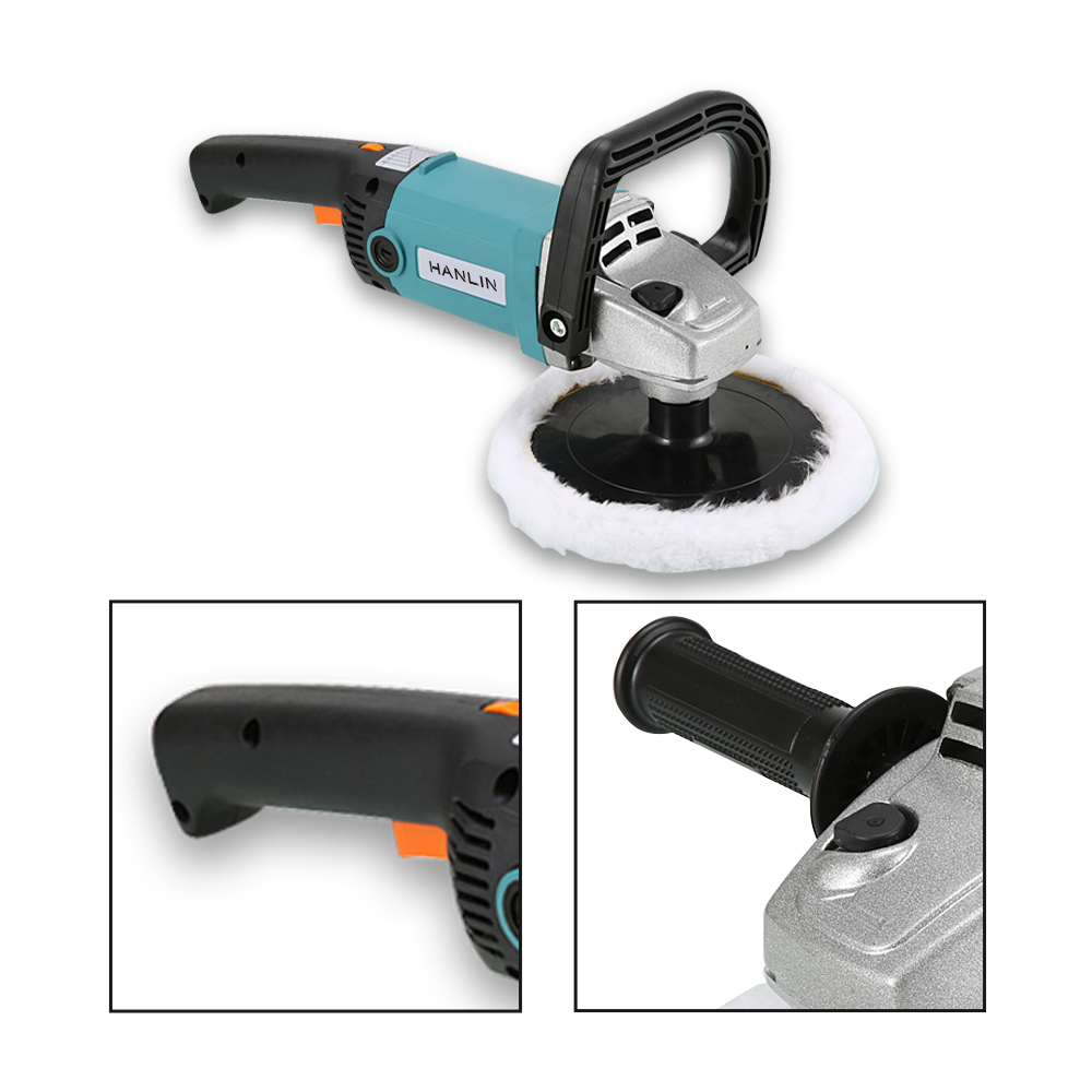 HANLIN-DLGS180 專業定速調速拋光打蠟機 汽車美容 車行 汽車 打蠟 鋼琴 拋光 1400w 3000轉 磁磚 木地板