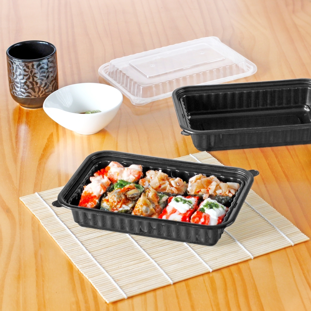 塑膠方型便當盒 480ml 7號