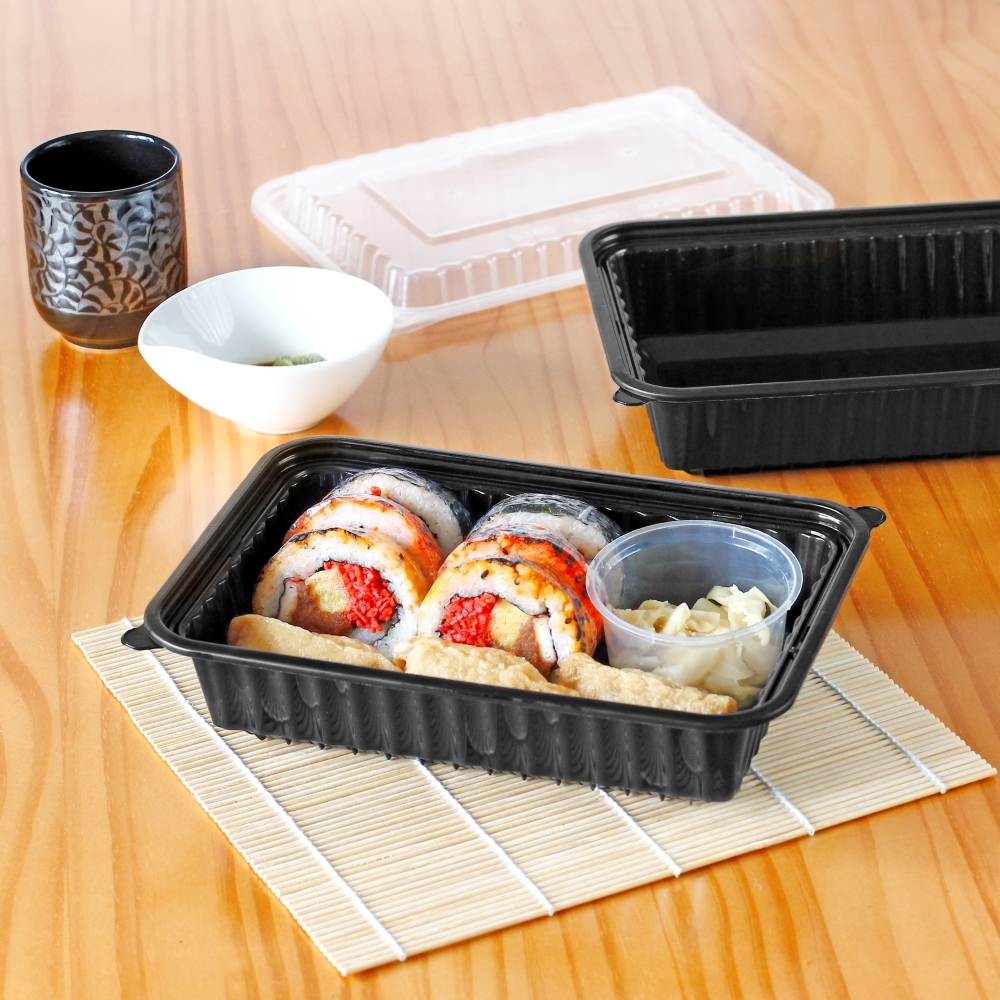 塑膠方型便當盒 1140ml 10號
