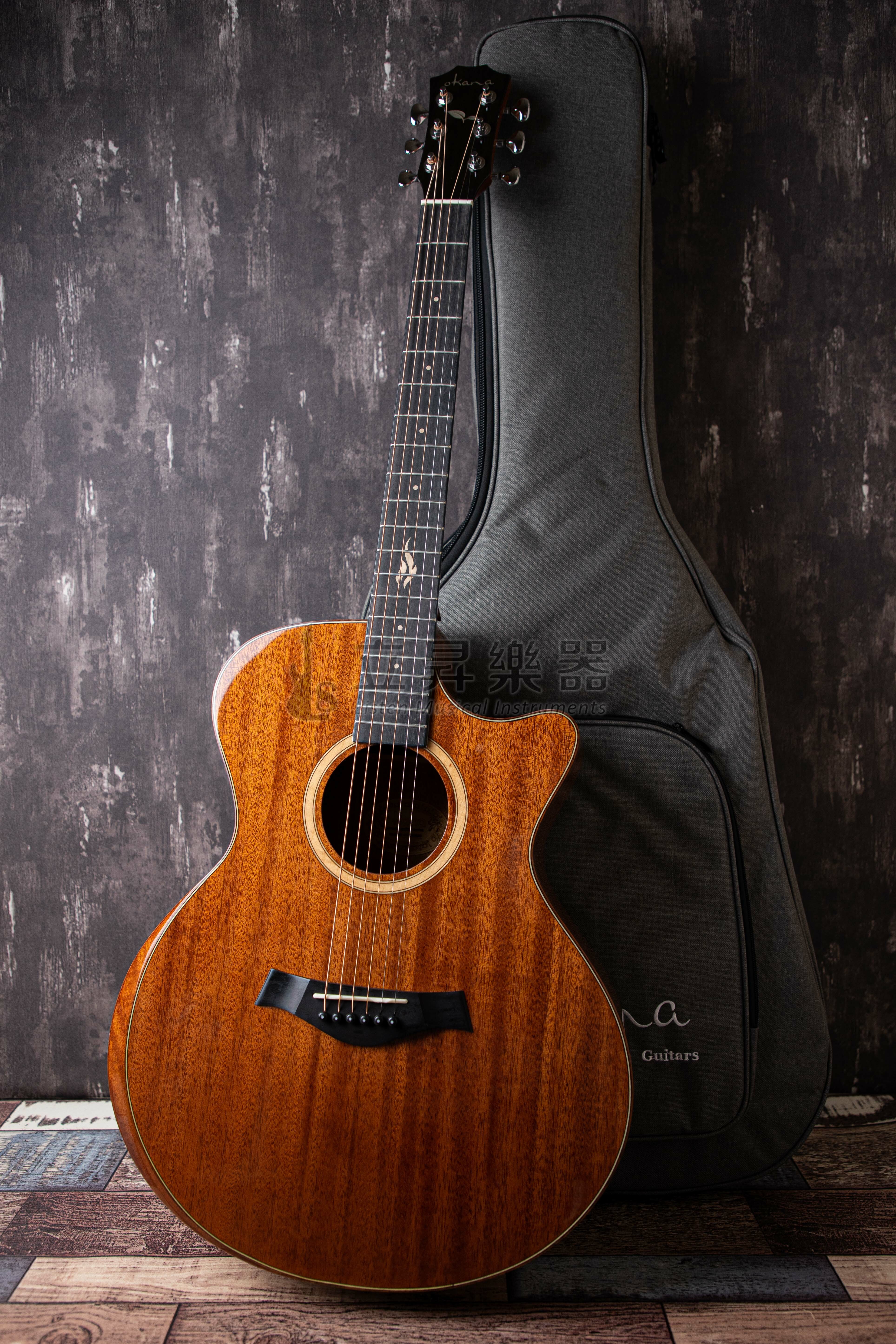 Okana OT-516MS 41吋 面單 亮面 GA桶 全桃花心木 玫瑰木指板琴橋 靠手設計 第 3 張圖片｜三峽鼓 / 打擊