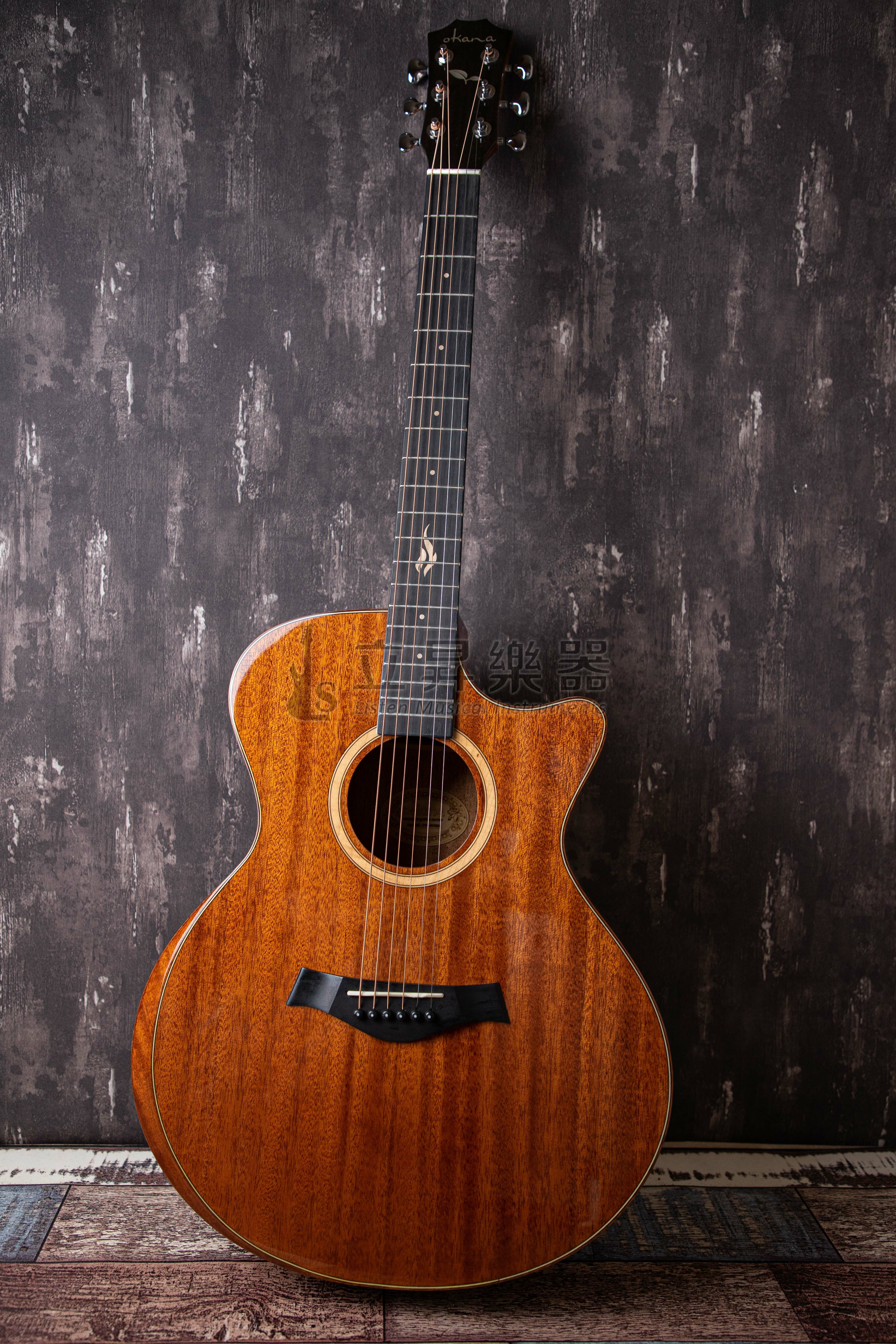 Okana OT-516MS 41吋 面單 亮面 GA桶 全桃花心木 玫瑰木指板琴橋 靠手設計